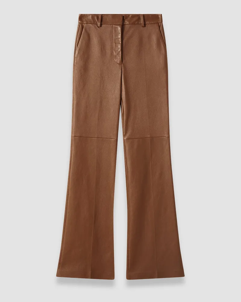 Joseph Tafira Leather Stretch Trousers - 44 