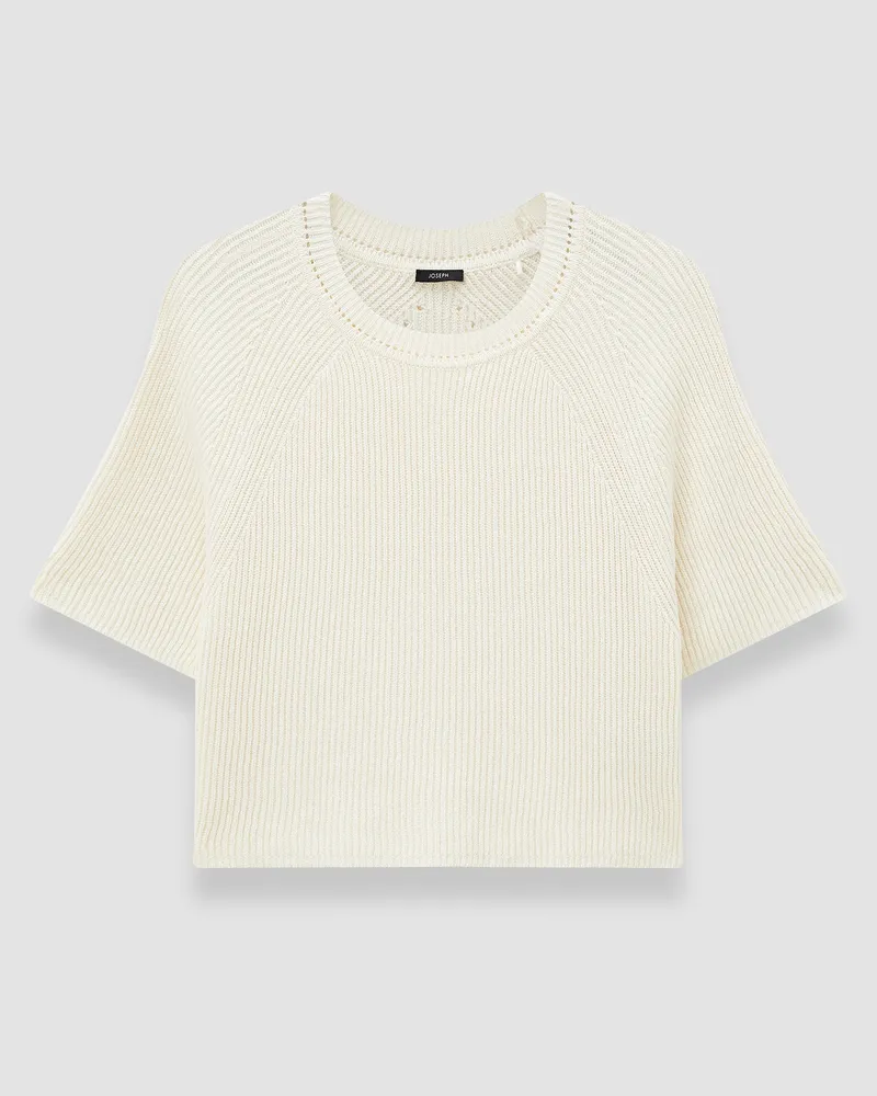 Joseph Linen Blend Knit Top - XL 