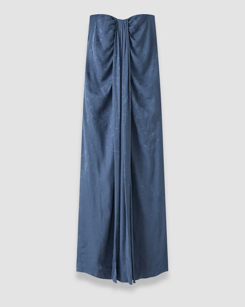Joseph Mia Leopard Jacquard Dress - Shorter Blue
