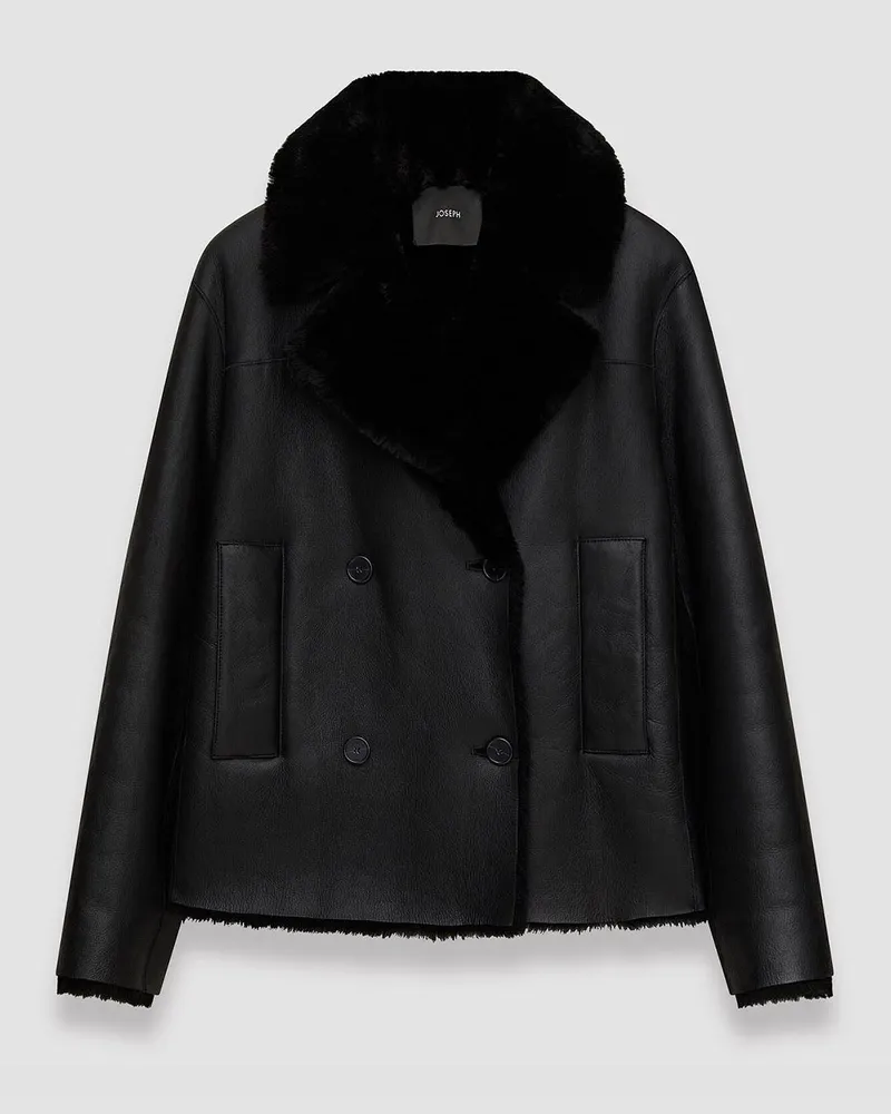 Joseph Shearling Calla Coat - 42 