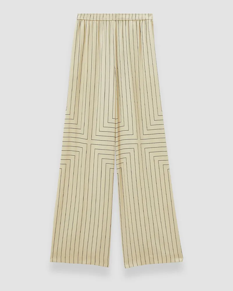 Joseph Hulin Geometric Print Silk Trousers - Shorter / 42 