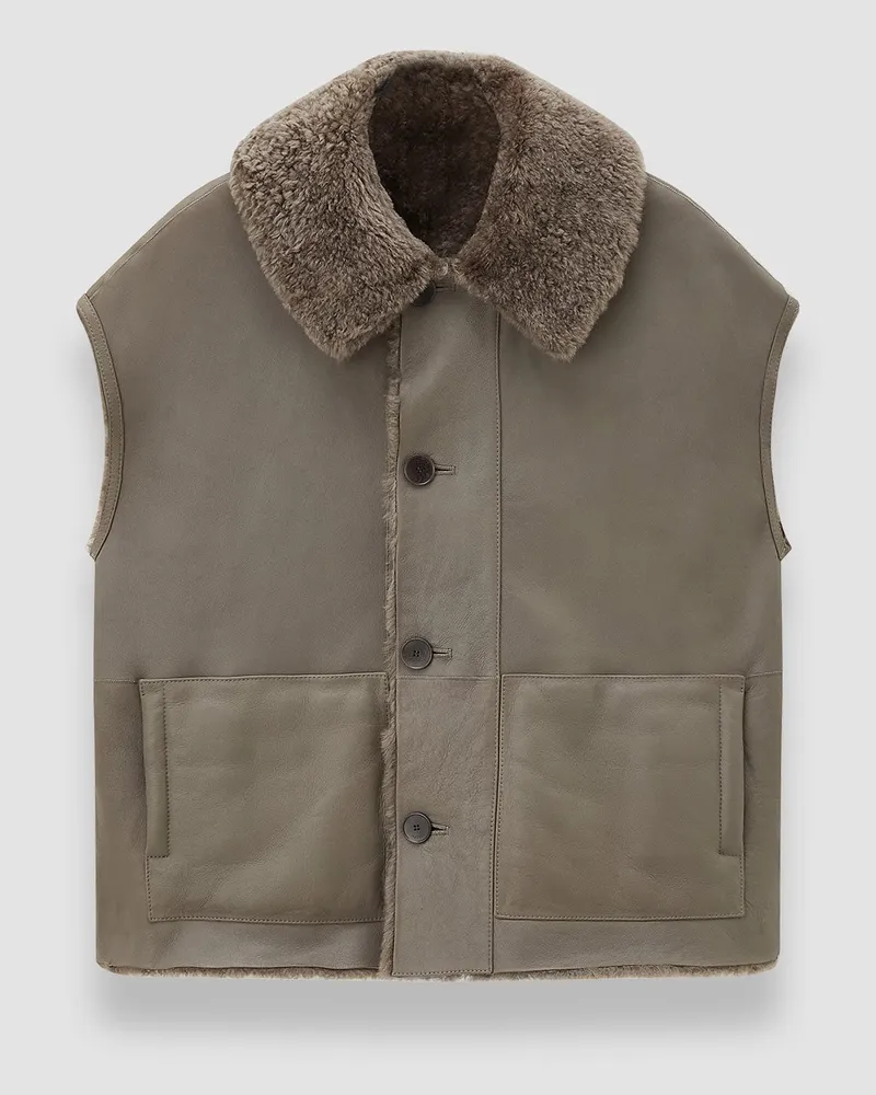 Joseph Molin Reversible Shearling Gilet - 44 
