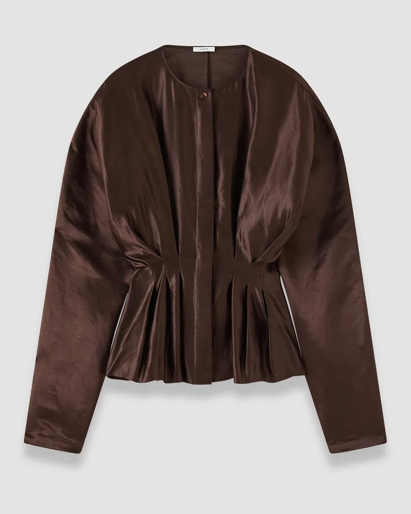 Joseph Eris Silk Linen Blend Blouse - 44 