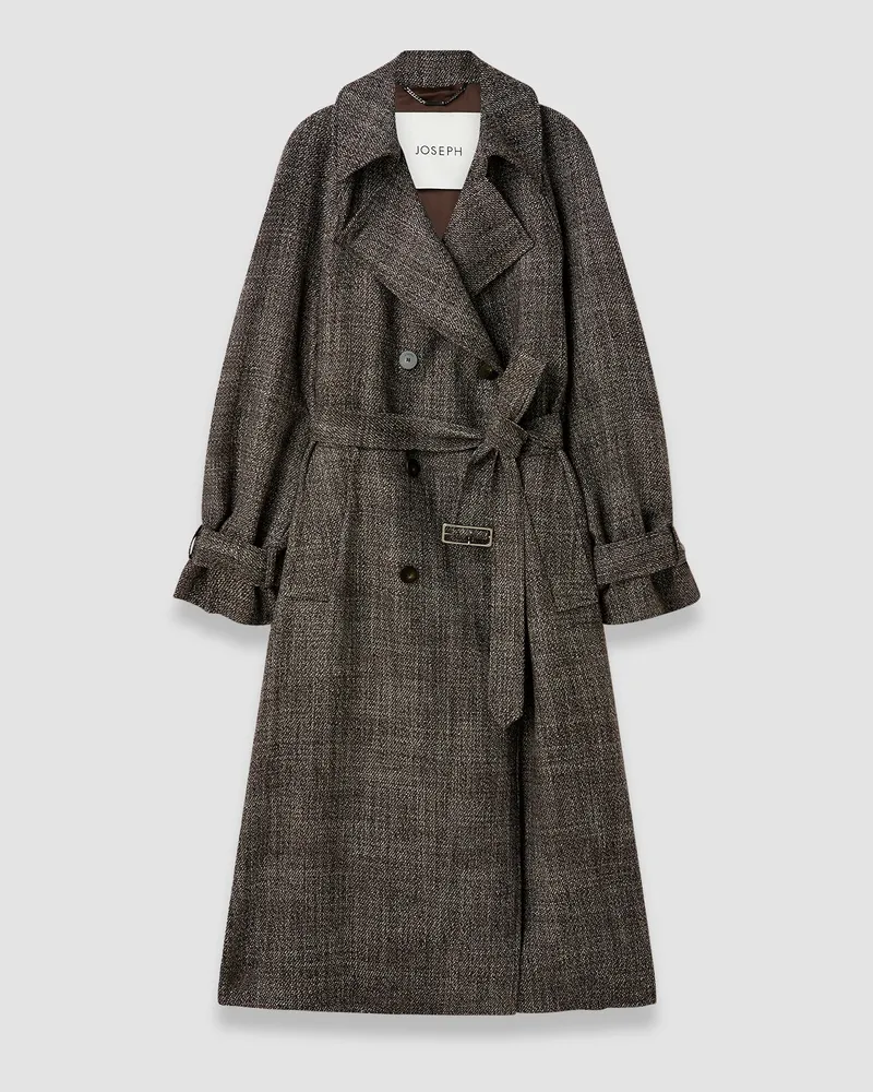 Joseph Laurin Textured Tailoring Wool Coat - 44 