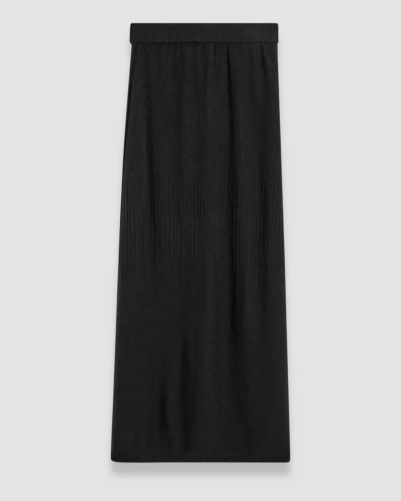 Joseph Gradient Stitch Skirt Black