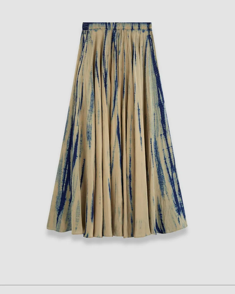Joseph Sully Long Tie Dye Silk Maxi Skirt - Regular Multicolour