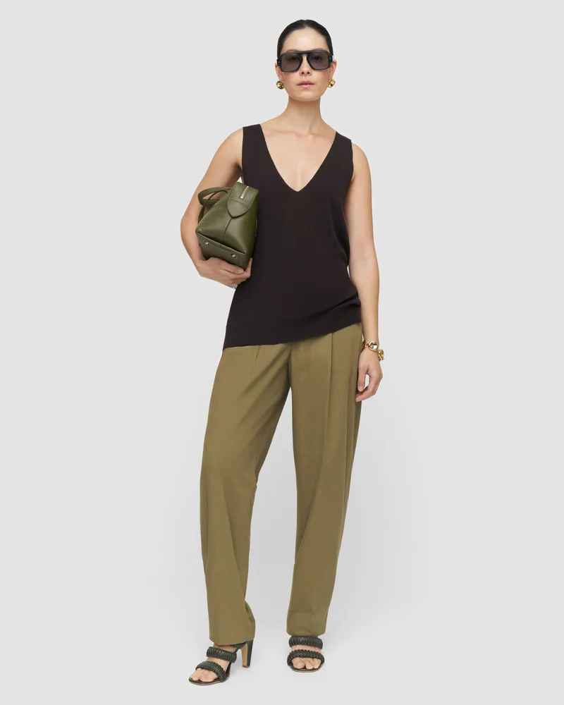 Joseph Tell Silk Knit Vest Top - XXS 