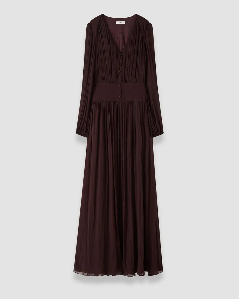 Joseph Bianca Silk Chiffon Dress - Shorter Purple