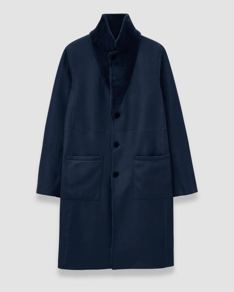 Joseph Britanny Reversible Soft Shearling Jacket - 36 