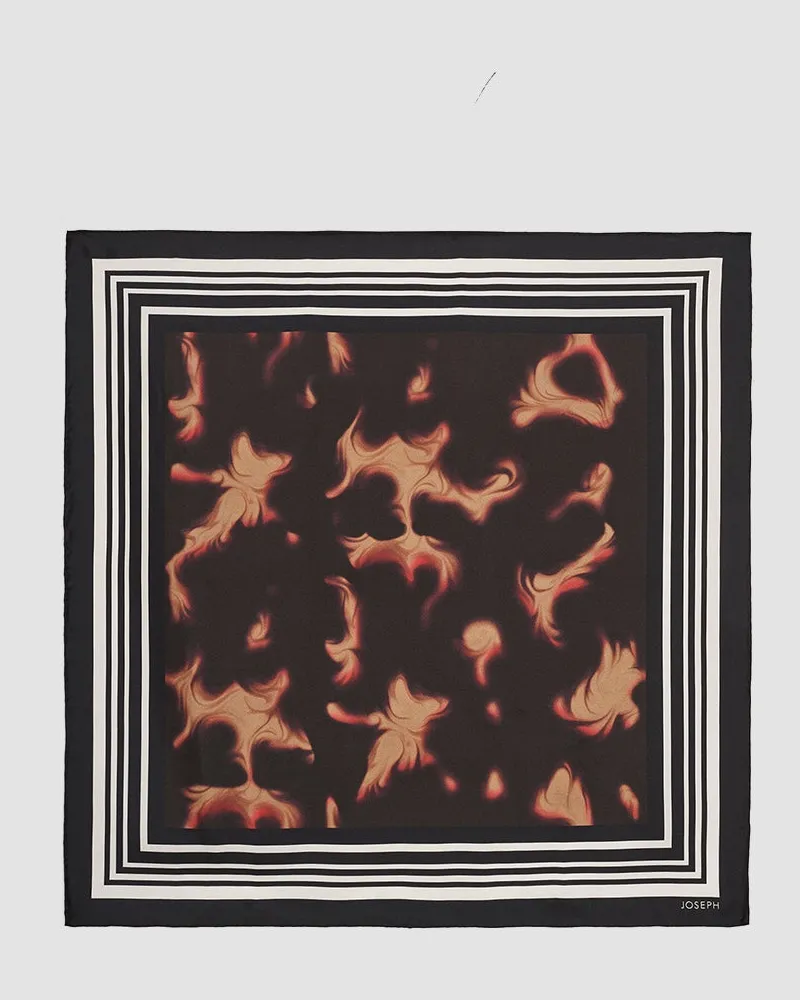 Joseph Danica Silk Scarf Brown