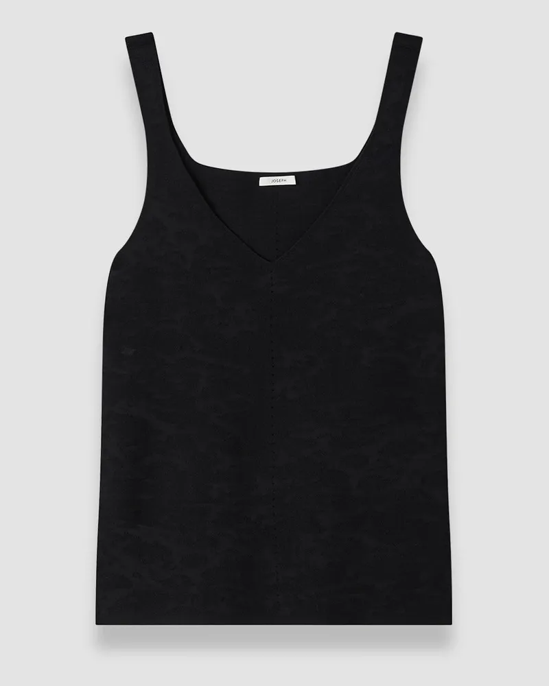 Joseph Joann Leopard Jacquard Milano Tank Top - XXS 