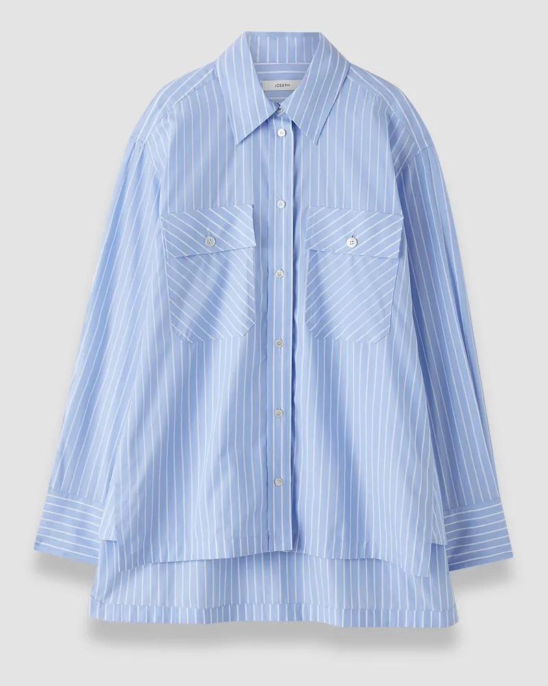 Joseph Ranya Cotton Stripe Shirt - 44 