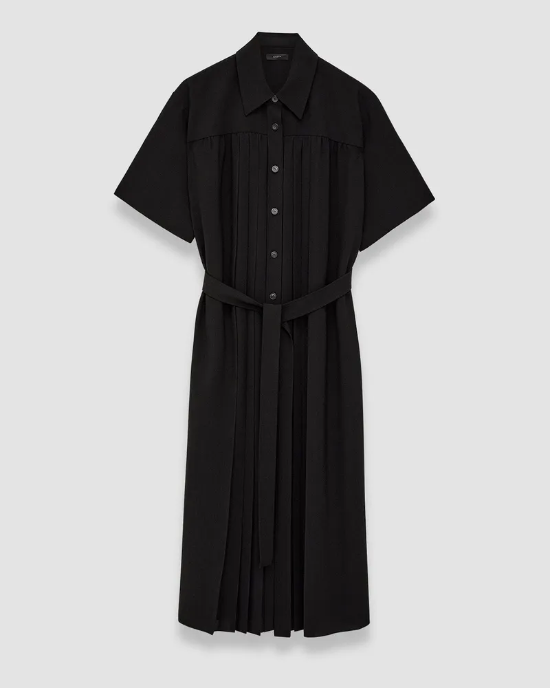 Joseph Airy Plissé Arcade Dress - Regular Black