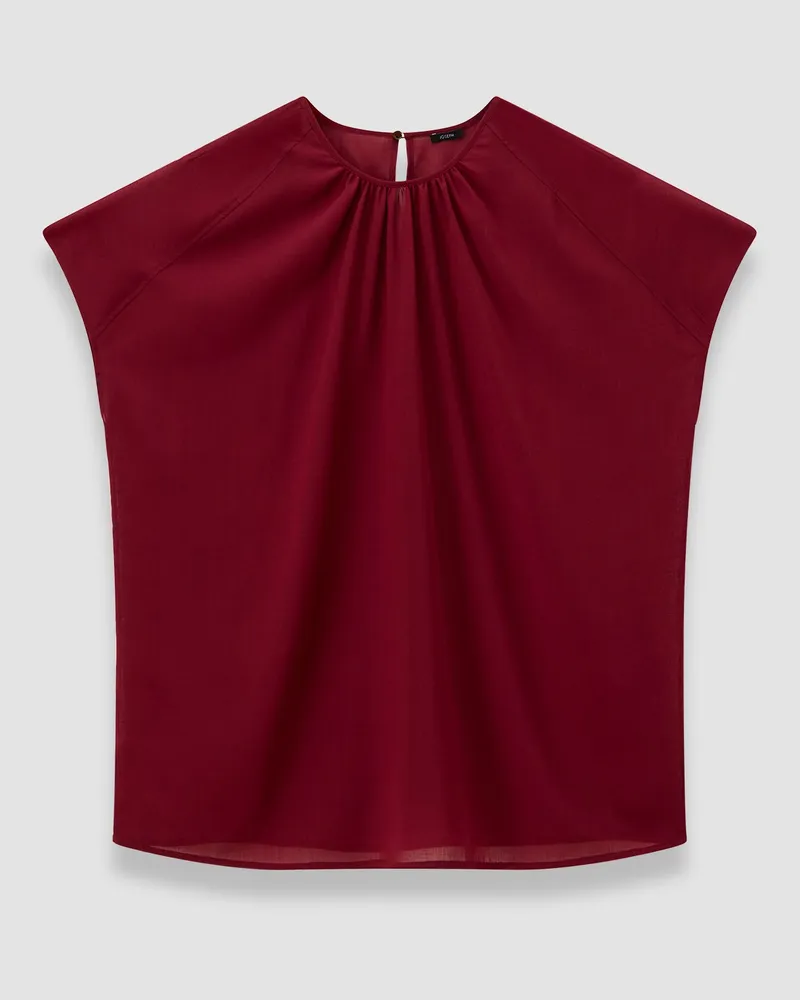 Joseph Broca Sheer Fine Wool Blouse - 44 
