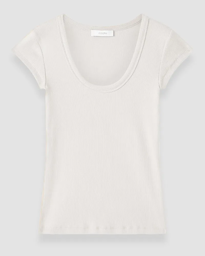 Joseph Saba Cotton Rib Top - XXS 