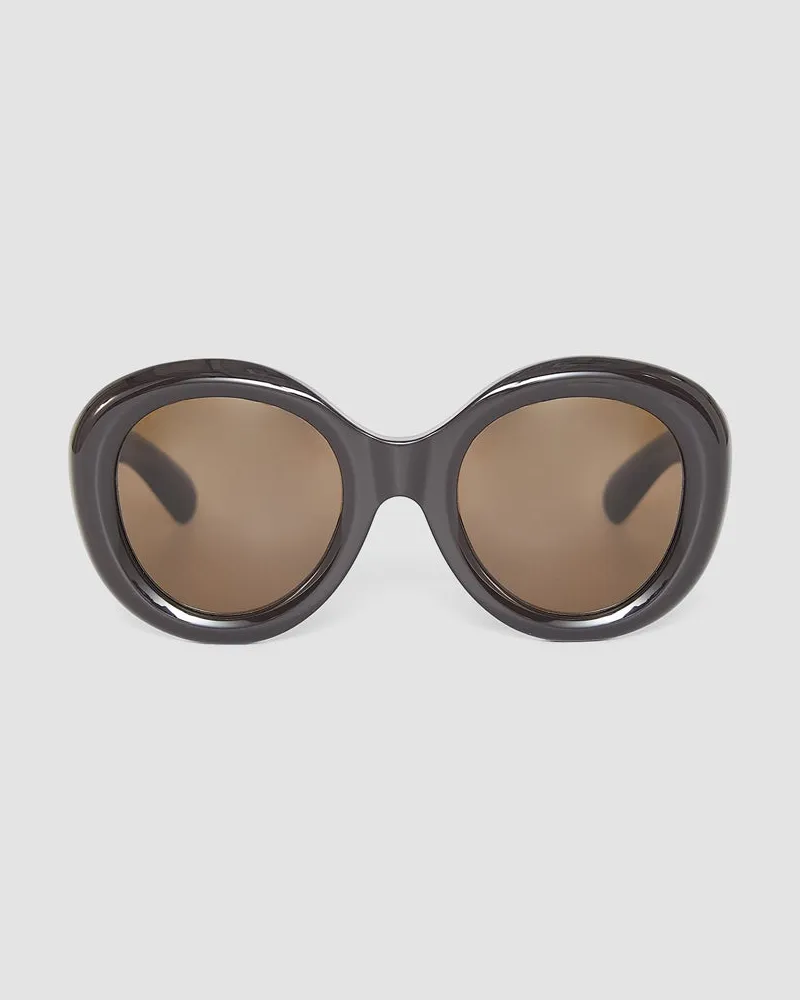 Joseph Round Sunglasses Brown