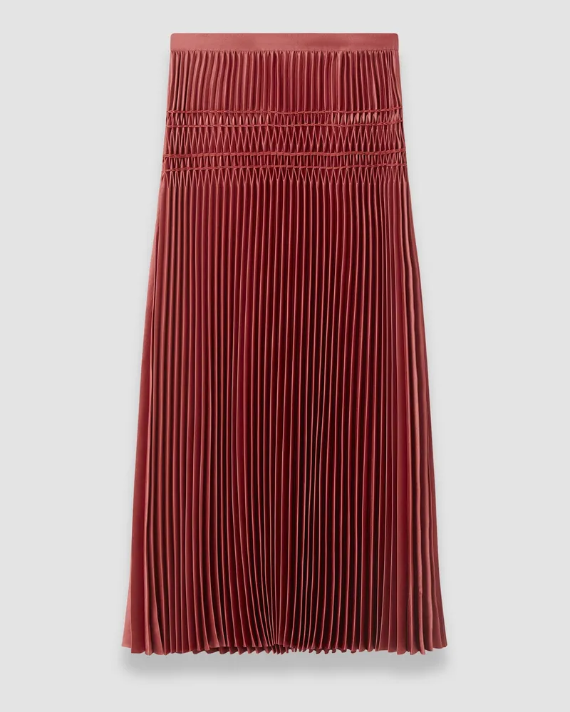 Joseph Hayes Pleated Woven Skirt Pink