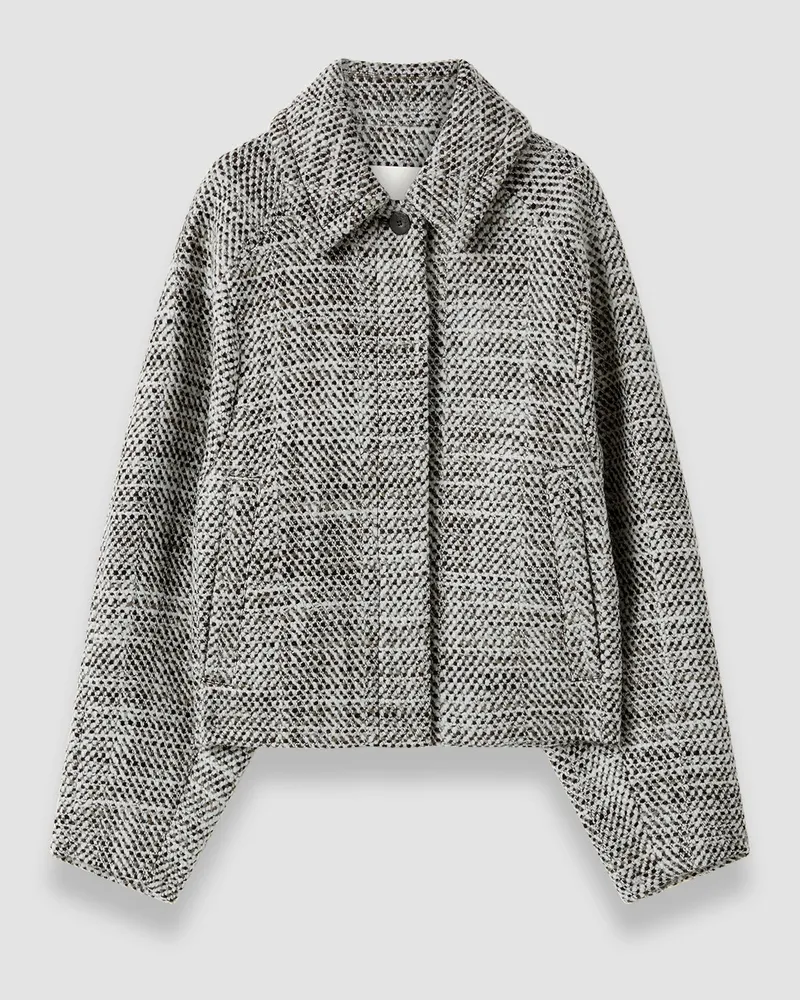 Joseph Geroux Crosshatch Virgin Wool Coat - 44 
