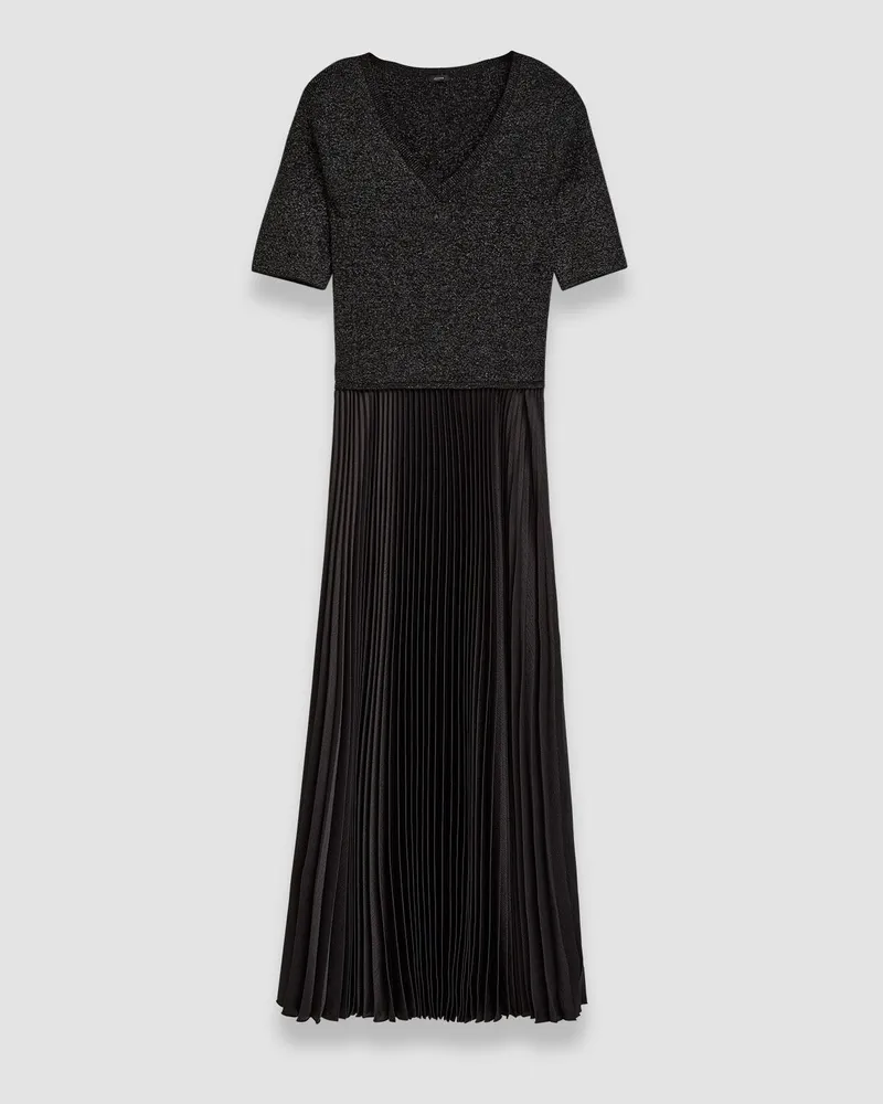Joseph Domat Pleated Lurex Dress - Regular Black