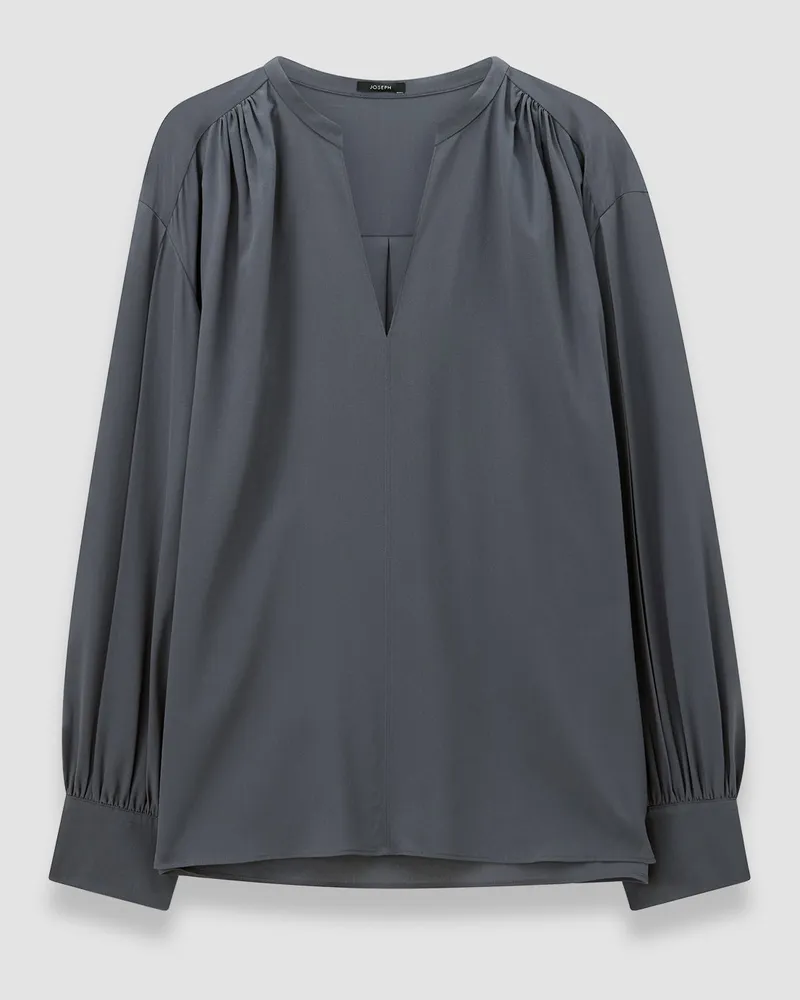 Joseph Blondel Crepe de Chine Silk Blouse - 46 