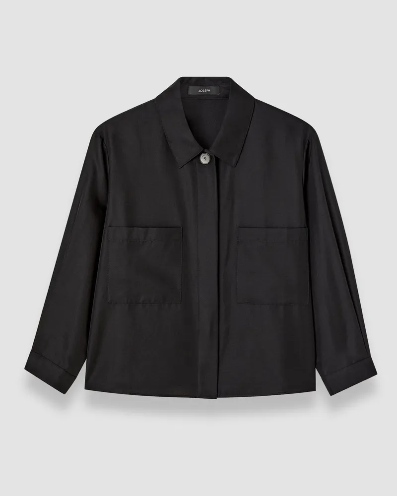 Joseph Satie Soft Cotton Silk Shirt - 40 