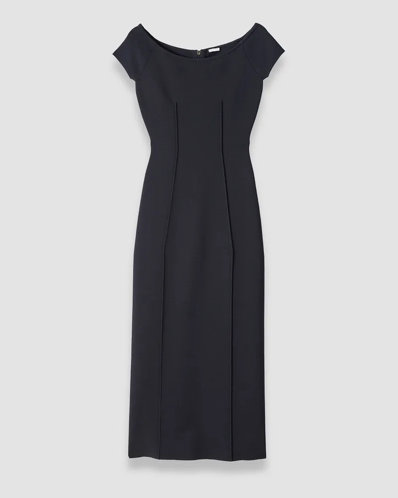 Joseph Foin Compact Milano Knit Dress Black