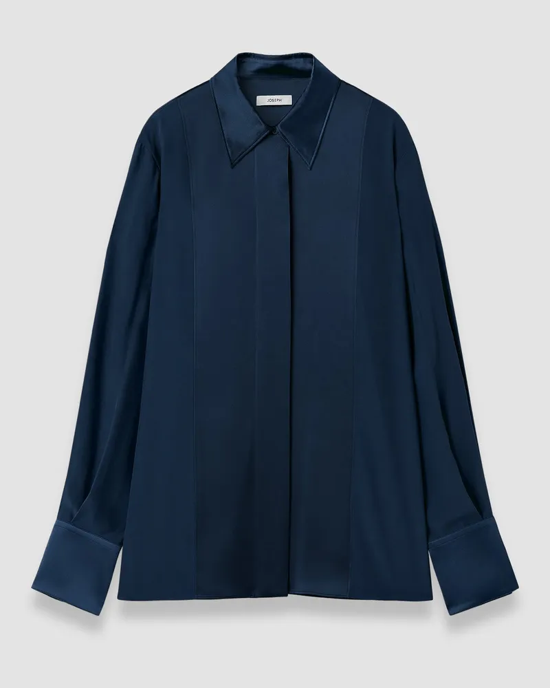 Joseph Childs Silk Satin Blouse - 48 