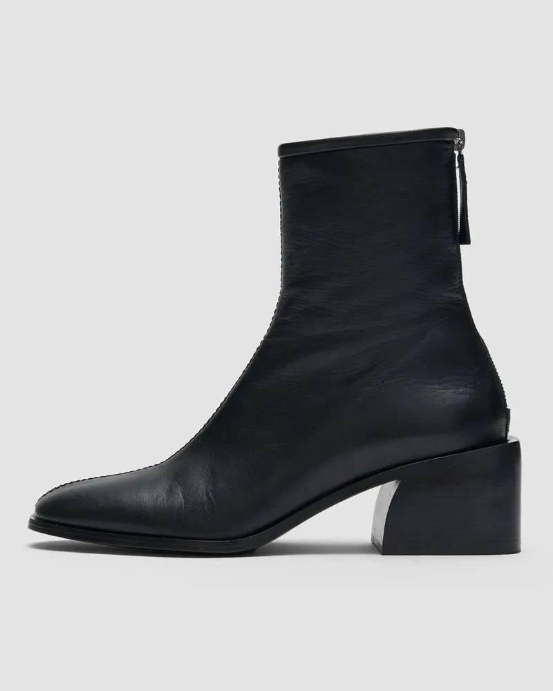 Joseph Leather Ankle Boots Black