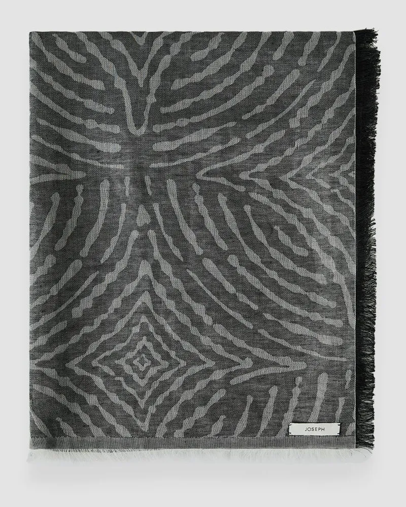 Joseph Posie Linen Blend Scarf Multicolour