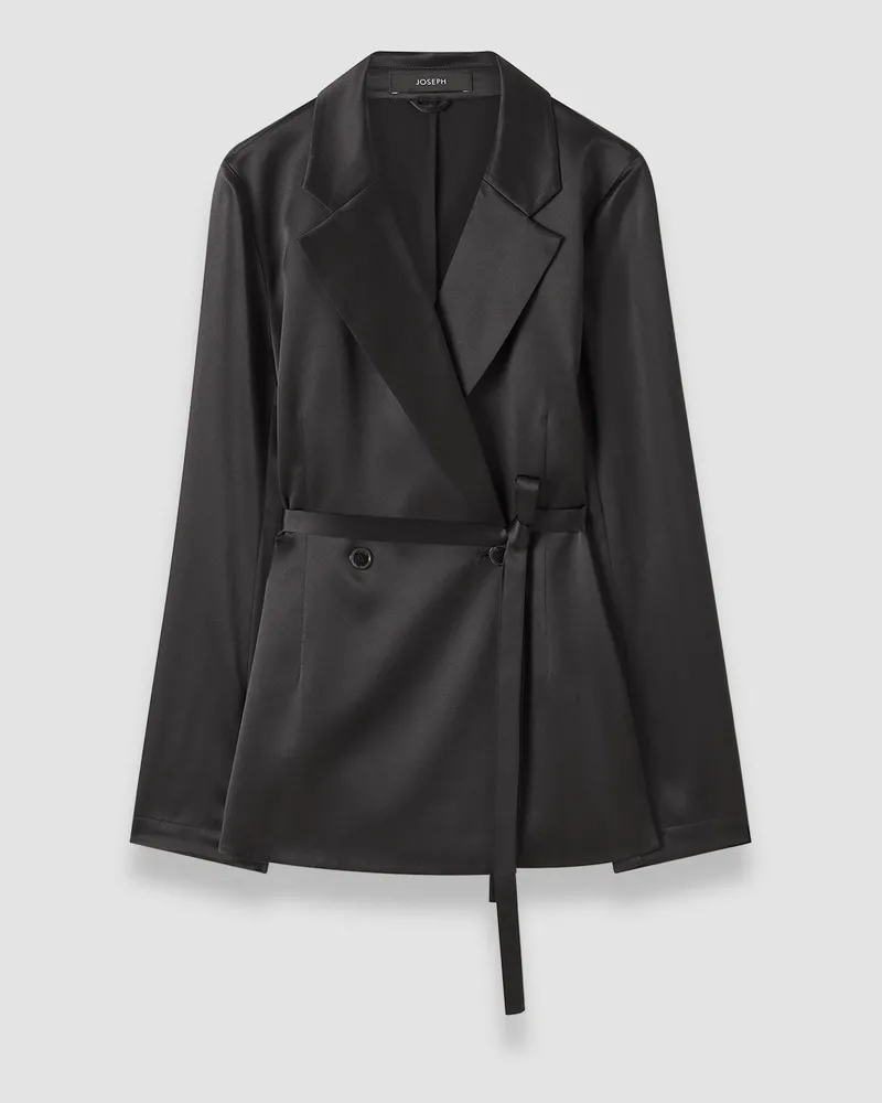 Joseph Joubert Silk Satin Jacket - 48 
