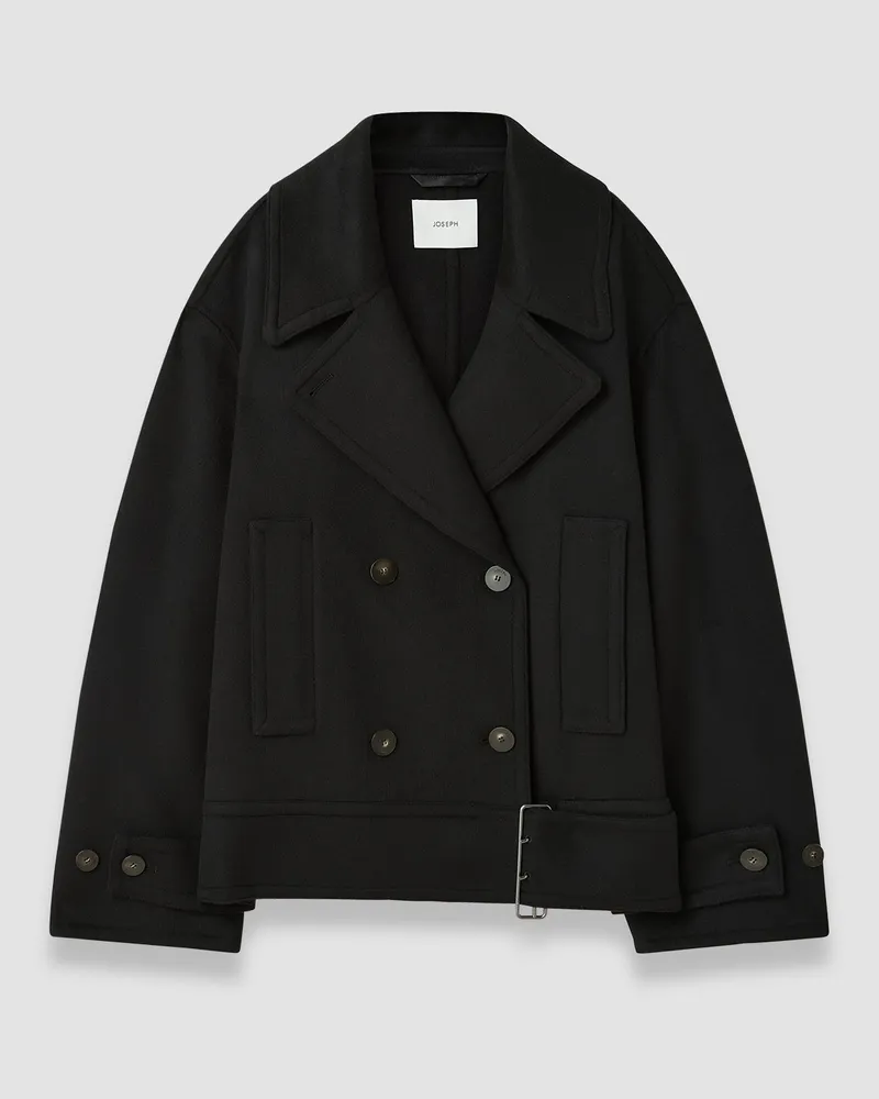 Joseph Weston Double Face Cashmere Pea Coat - 44 