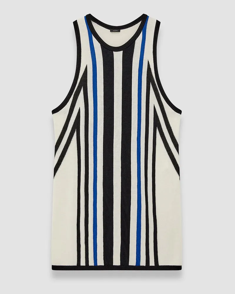 Joseph Cretto Jacquard Knitted Tank Top - XXS 