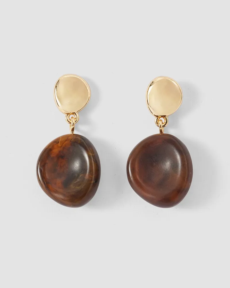 Joseph Bean Drop Resin Earrings - One Size 