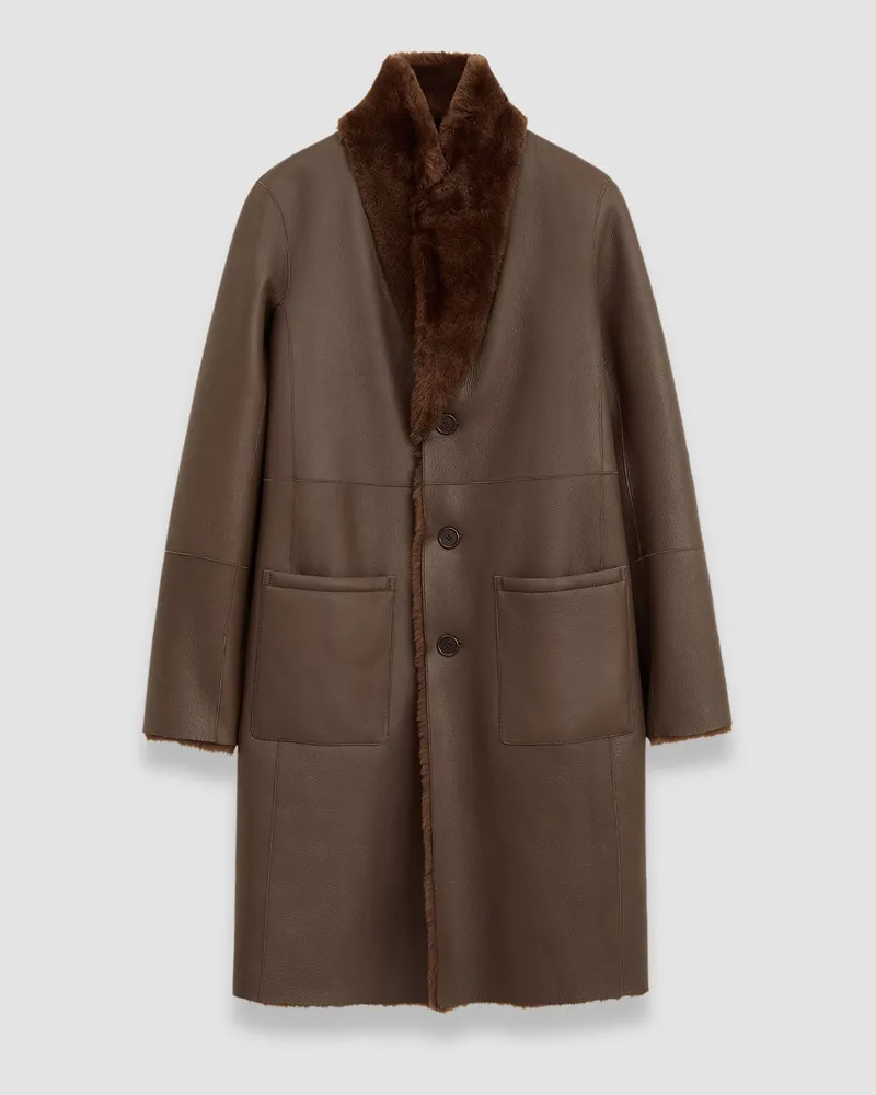 Joseph Britanny Reversible Shearling Coat - 40 