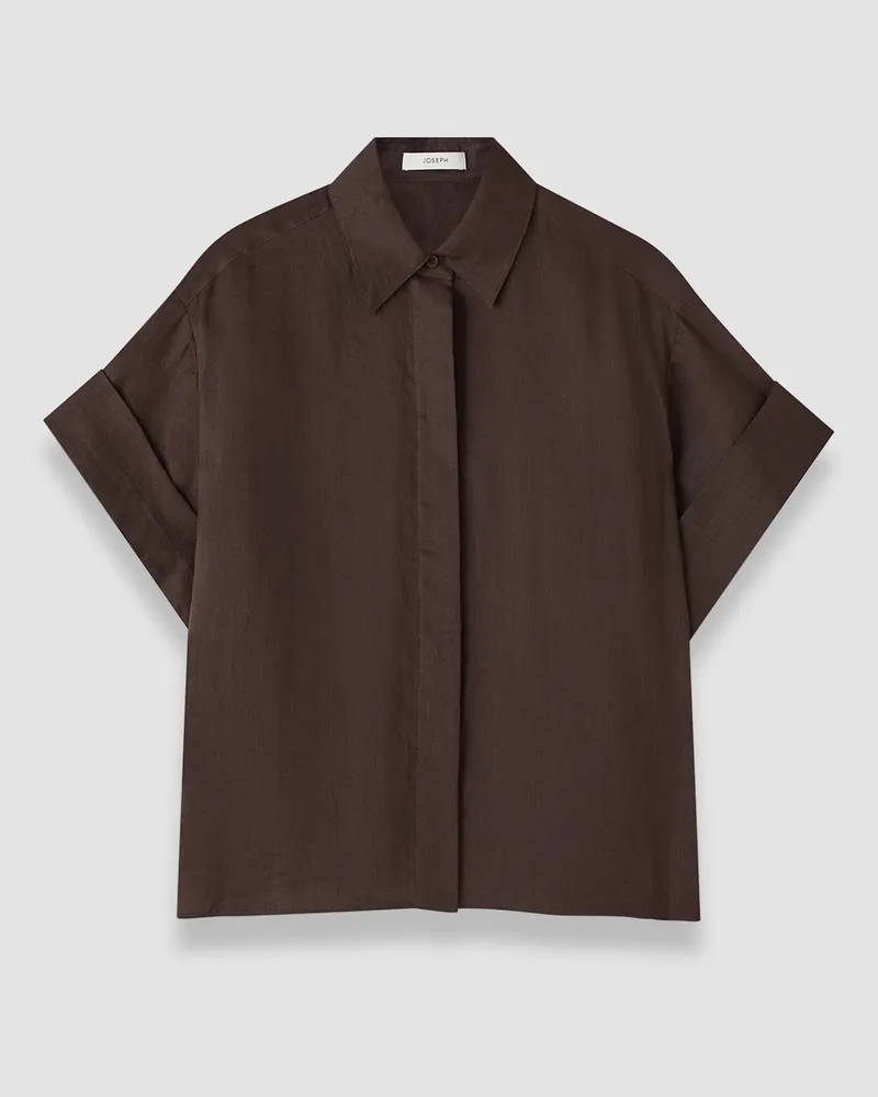 Joseph Justi Ramie Voile Shirt - 48 