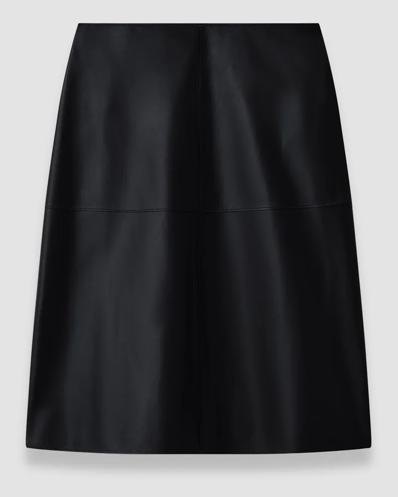 Joseph Niven Soft Nappa Leather Skirt Black