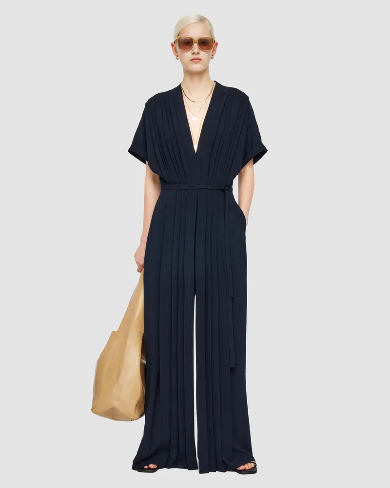 Joseph Sofia Airy Plissé Jumpsuit - Shorter / 34 