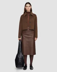 Joseph Double Face Cashmere Gerrard Coat Arabica