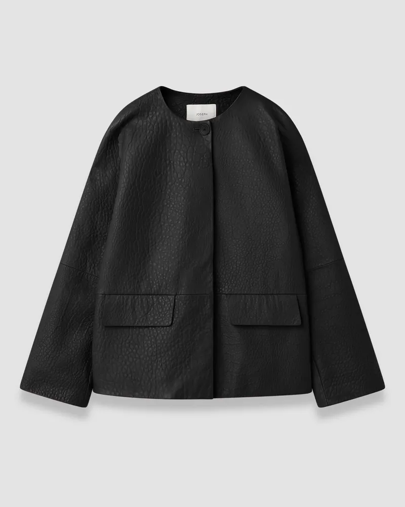 Joseph Barbs Pebble Leather Jacket - 44 