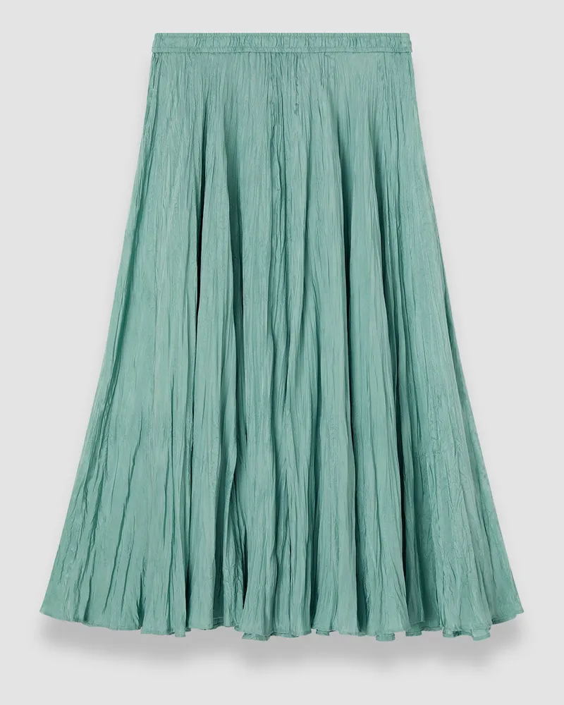 Joseph Sully Habotai Silk Skirt - Shorter Blue