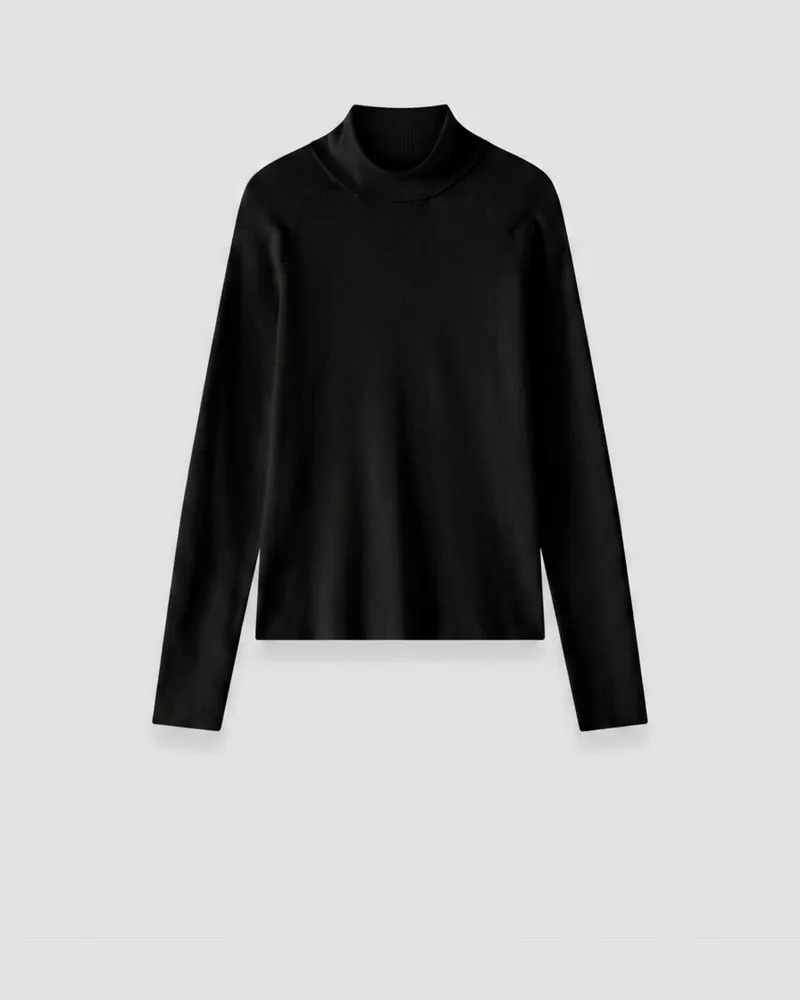 Joseph Lola Silk Stretch High Neck Top - XXS 