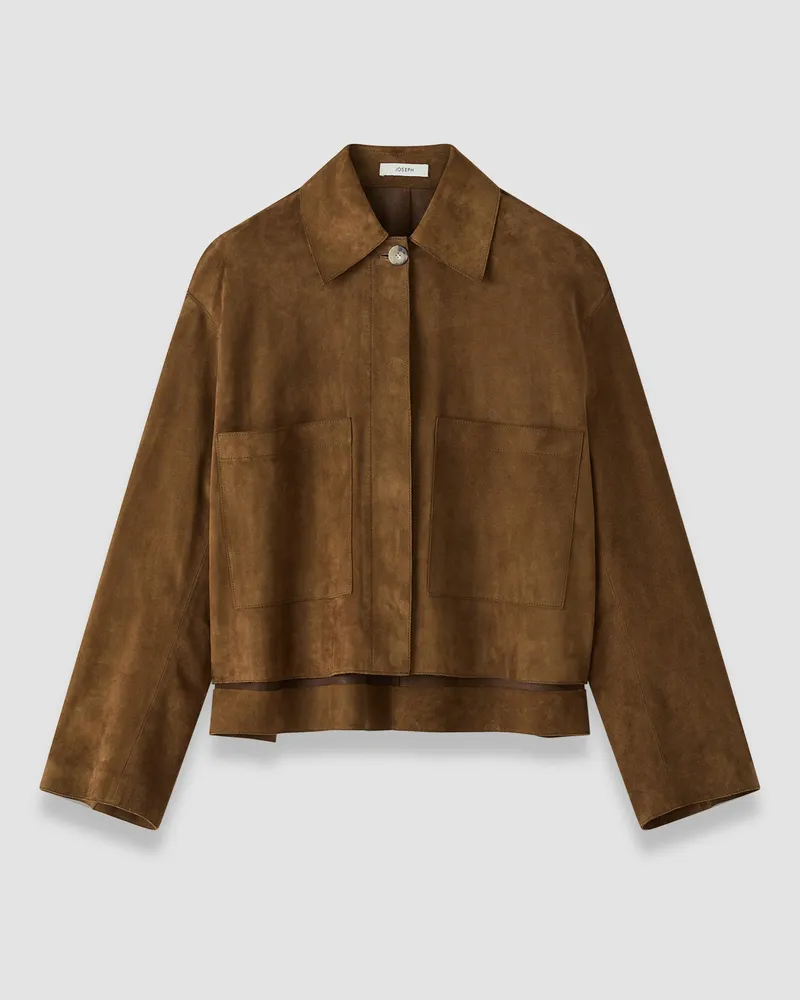 Joseph Aitna Light Suede Jacket - 44 
