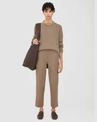 Joseph Linen Cotton Trina Trousers Frozen