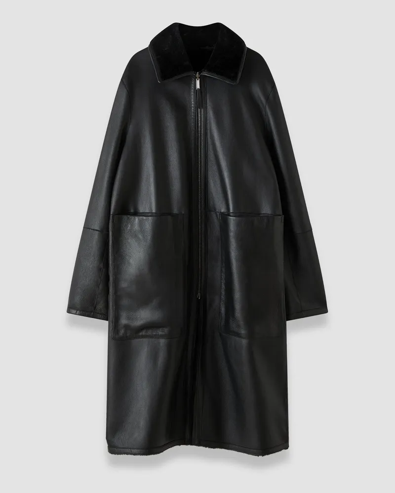 Joseph Caspian Soft Shearling Reversible Coat - 44 