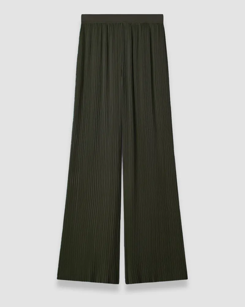 Joseph Amber Pleated Satin Trousers - Shorter / 44 