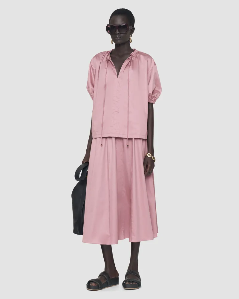 Joseph Nador Cotton Sateen Blouse - 48 