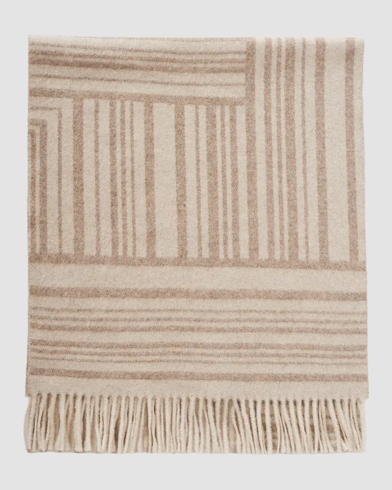 Joseph Ayla Wool Cashmere Scarf Beige