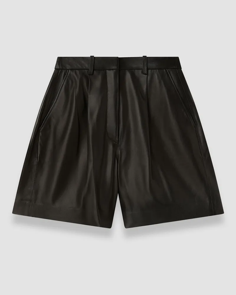 Joseph Suze Soft Nappa Leather Shorts - 44 