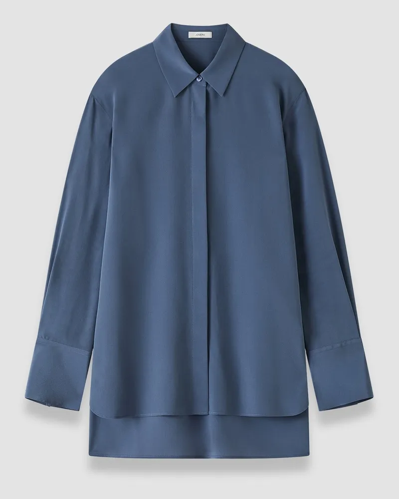 Joseph Bold Crepe de Soie Silk Blouse - 48 