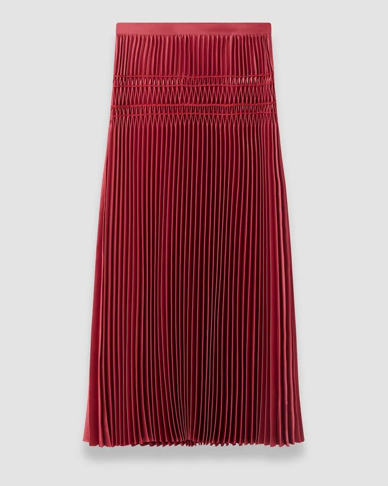 Joseph Hayes Pleated Woven Skirt Pink